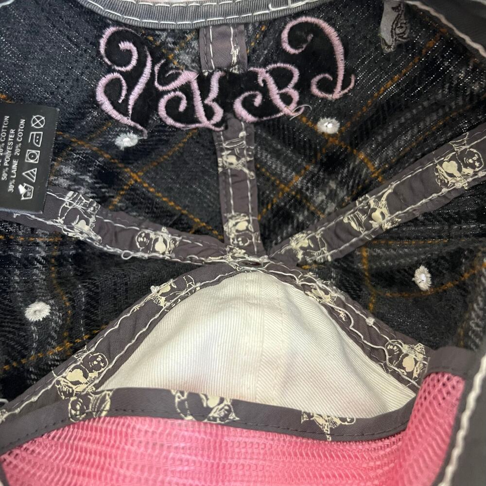 Vintage Y2K True Religion Distressed Horseshoe Adjustable Trucker Hat Cap Unisex - Picture 9 of 13